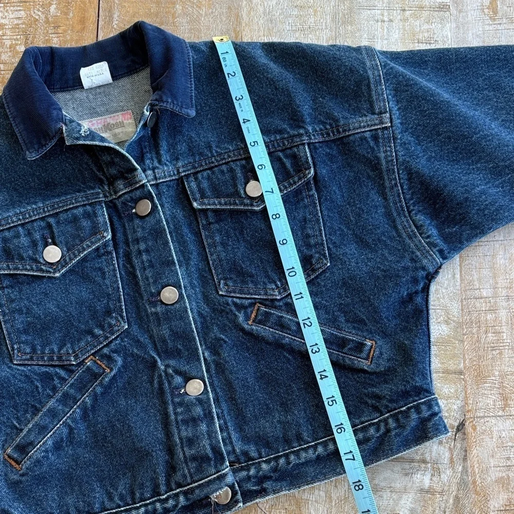 Vintage OshKosh Kids Oversized Denim Jacket size 7
